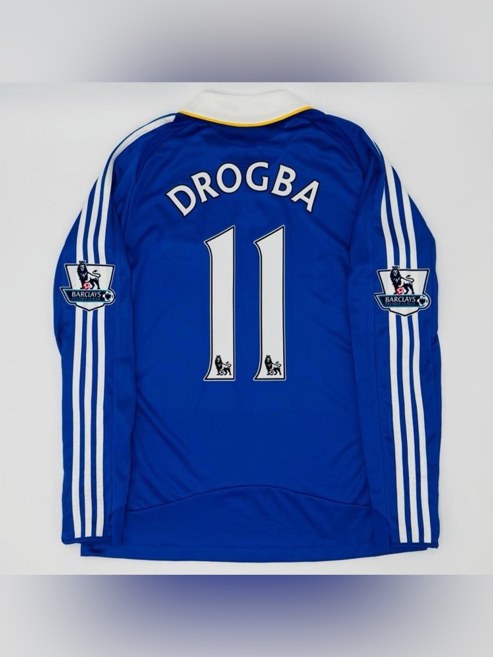 Chelsea Drogba 2008 09 home long sleeve Premier League jersey